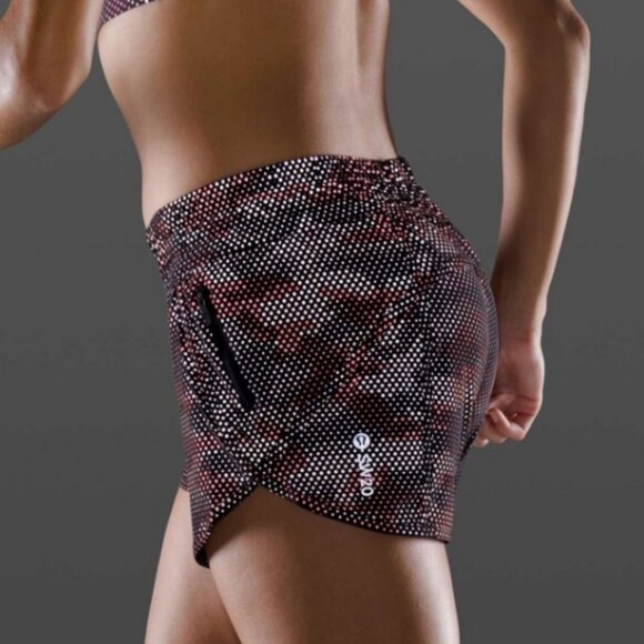 lululemon athletica Pants - Lululemon Tracker Short V Reflective SeaWheeze - High Tempo Camo Orange Multi